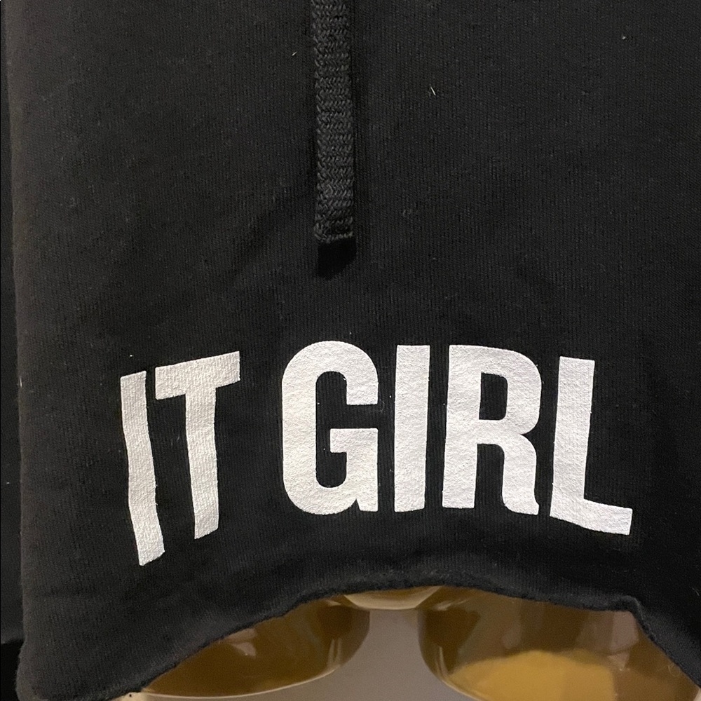 Christian Siriano Black 'IT GIRL' Hoodie - Picture 2 of 6
